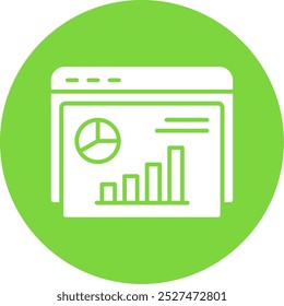 Infographic Glyph Multi Circle Vector Icon Design