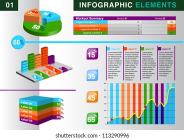 INFOGRAPHIC graph ELEMENT