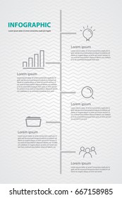 infographic gray background vector