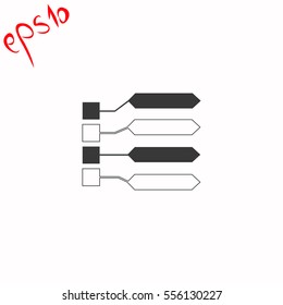 Infographic grey icon.
