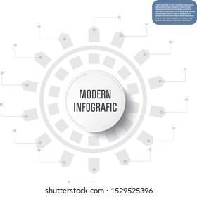 INFOGRAPHIC WITH HEROMETRIC FIGURES, infographics for presentation
