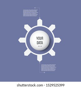 INFOGRAPHIC WITH HEROMETRIC FIGURES, infographics for presentation
