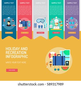 Infographic Holiday and Recreation