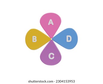 infographic icon 3d rendering vector illustration