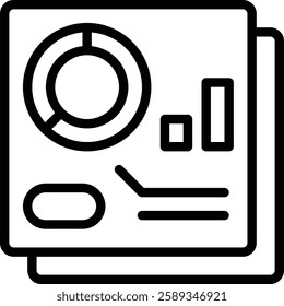 Infographic Icon. Business Presentation Icon
