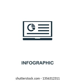 Infographic icon. Creative element design from content icons collection. Pixel perfect Infographic icon for web design, apps, software, print usage