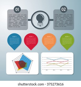Infographic icon design 