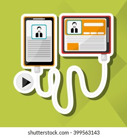 Infographic  icon design, vector illustration
