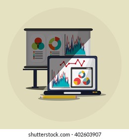 Infographic icon design, vector illustration