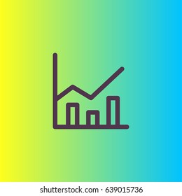 Infographic icon. Diagram vector.