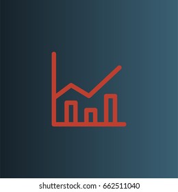 Infographic icon. Diagram vector.