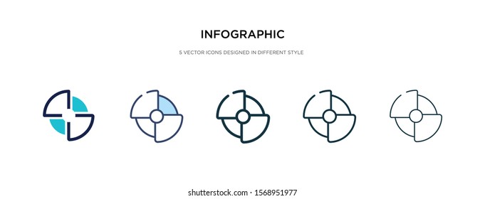 infographic icon in different style vector illustration. two colored and black infographic vector icons designed in filled, outline, line and stroke style can be used for web, mobile, ui