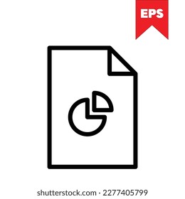 icono de infografía en formato eps
