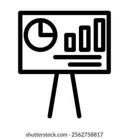 infographic icon in line style. Vector illustration