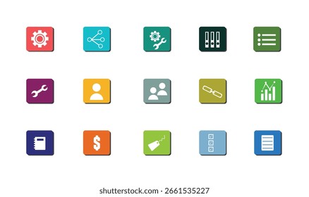 Infographic icon set design for use.