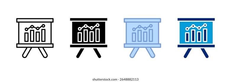 Conjunto de iconos de infografía Colección de estilos múltiples