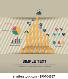 infographic icon vector