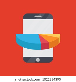 Infographic icon. Vector. Vector circle diagram, business, success concept.
