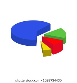 Infographic icon. Vector. Vector circle diagram, business, success concept.