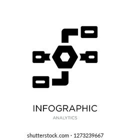 infographic icon vector on white background, infographic trendy filled icons from Analytics collection, infographic simple element illustration