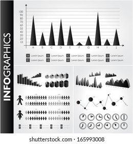 Infographic. Icons. Vector.