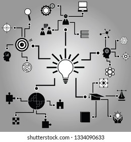 Infographic idea template design.