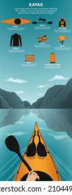 infographic illustration conceptual design for hobby, outdoor, adventure and much more.