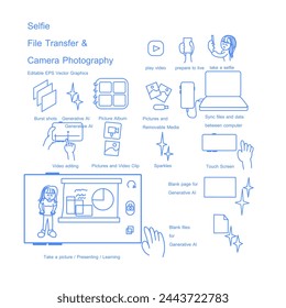 Infographic illustration of smartphone photography
