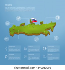 Infographic of Japan map eps10 vector illustration