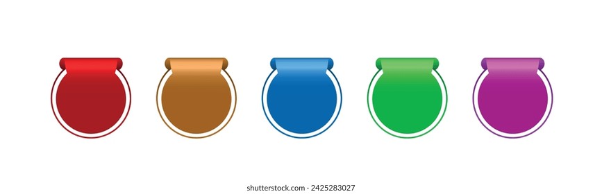 Diseño de etiquetas infográficas para diseños de impresión y publicidad