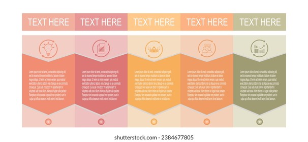 Infographic label design template with icons options or steps. Can be used for process diagram, presentations, workflow layout, banner, flow chart.Vector illustration.
