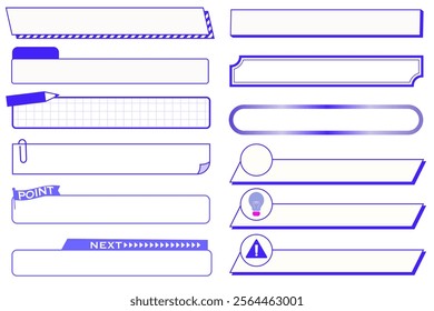 Infographic label template with icons. For subtitles, videos, presentations