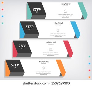 infographic Label Vector elements data visualization vector design template. Can be used for steps, business processes, workflow, diagram, flowchart concept, timeline, marketing icons, info graphics, 