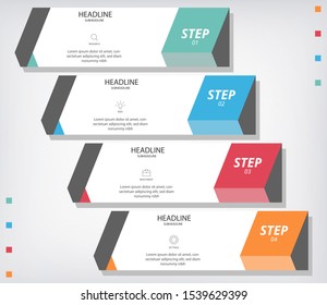 infographic Label Vector elements data visualization vector design template. Can be used for steps, business processes, workflow, diagram, flowchart concept, timeline, marketing icons, info graphics, 