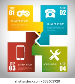 Infographic layout graphic design, vector illustration eps10