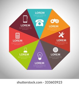 Infographic layout graphic design, vector illustration eps10