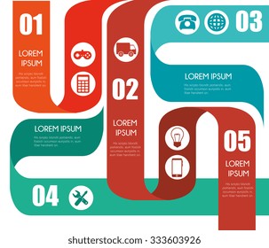 Infographic layout graphic design, vector illustration eps10