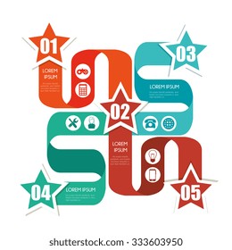 Infographic layout graphic design, vector illustration eps10