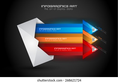 Infographic Layout for infocharts, item classification, performance analysis, product ranking and generic business or marketing oriented presentations