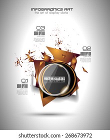 Infographic Layout for infocharts, item classification, performance analysis, product ranking and generic business or marketing oriented presentations