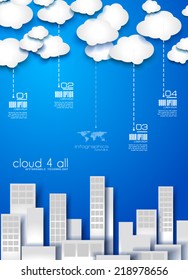 Infographic Layout for modern business data presentation and classification. Ideal for item or service ranking or products comparison.