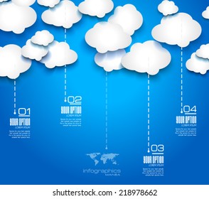 Diseño Infográfico para la presentación y clasificación de datos empresariales modernos. Ideal para la clasificación de artículos o servicios o la comparación de productos.