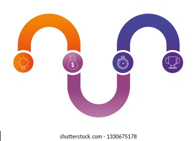 infographic layouts cartoon