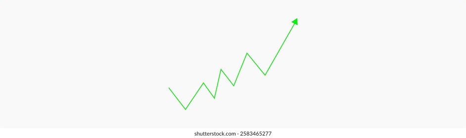 Infographic Line Chart , graph simple icons set. Vector illustration
