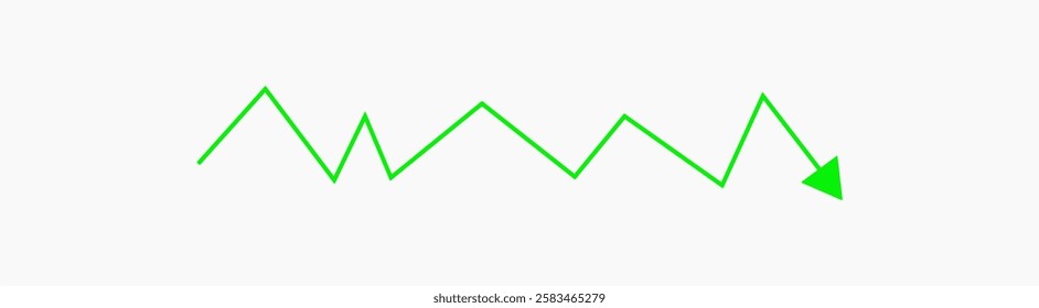 Infographic Line Chart , graph simple icons set. Vector illustration