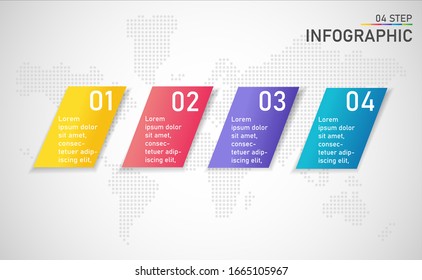 infographic list template element with  3 points and icons. use for describing or showing workflow, task, timeline, process, information on slide presentation, poster, brochure, banner, etc.