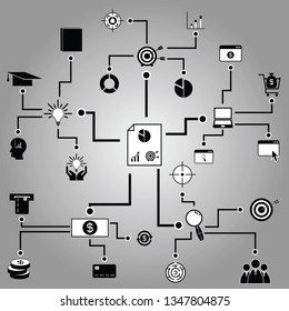 Infographic marketing template design.
