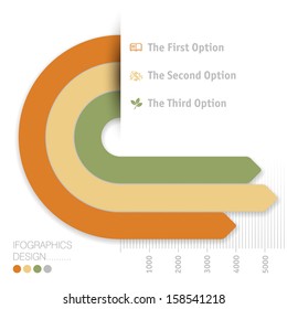 Infographic minimal design vector template.