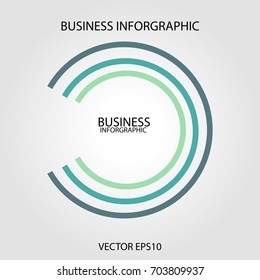 Infographic modern business template. Vector illustration