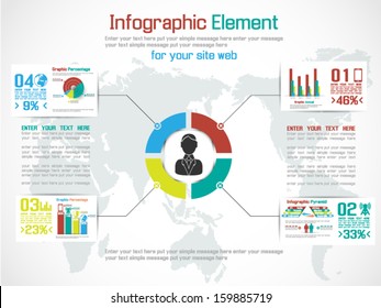 INFOGRAPHIC MODERN PEOPLE BUSINESS ECONOMY NEW STYLE YELLOW